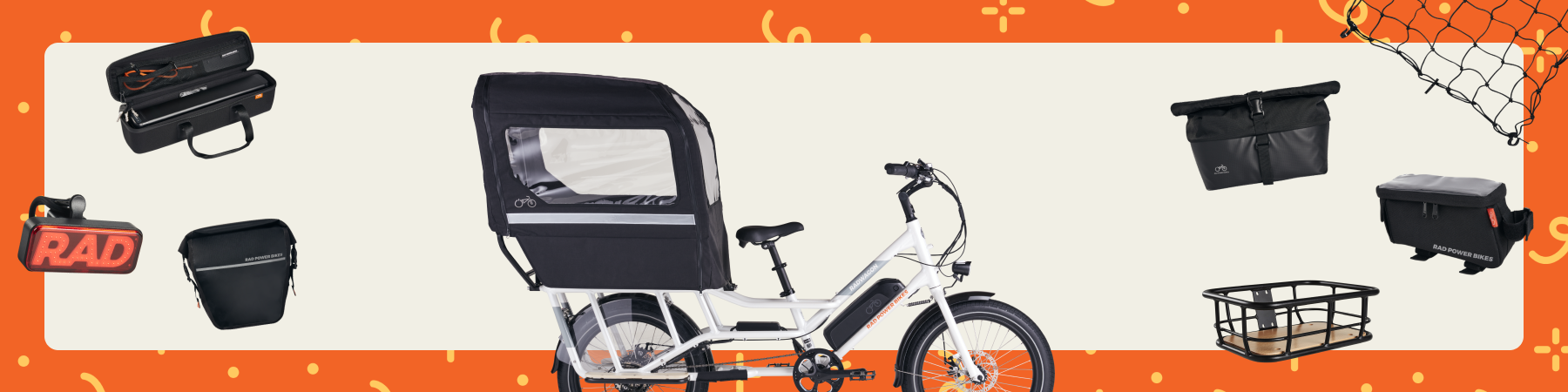 Radwagon 3 electric clearance cargo bike