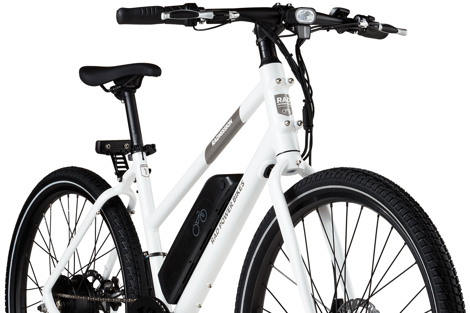 white electric bike