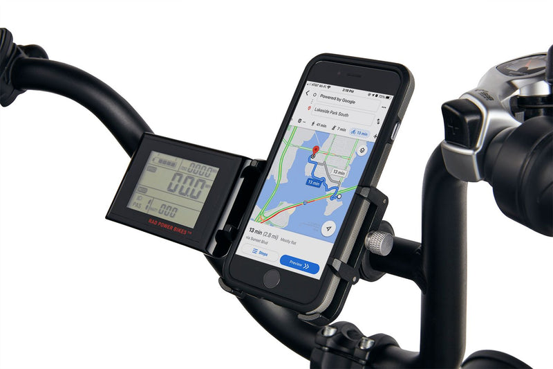 phone holder on bike handlerbar