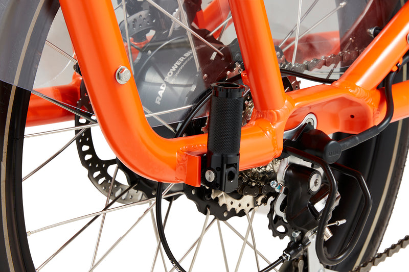 foot pegs on orange bike