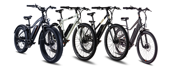 four electric bikes from Rad Power Bikes