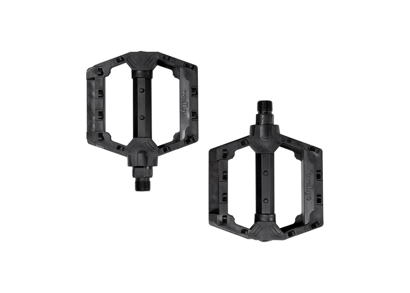 two black pedals
