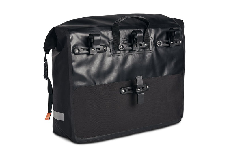 rear view of black bag