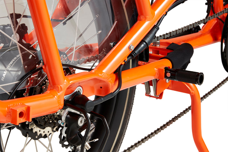 foot pegs on orange bike